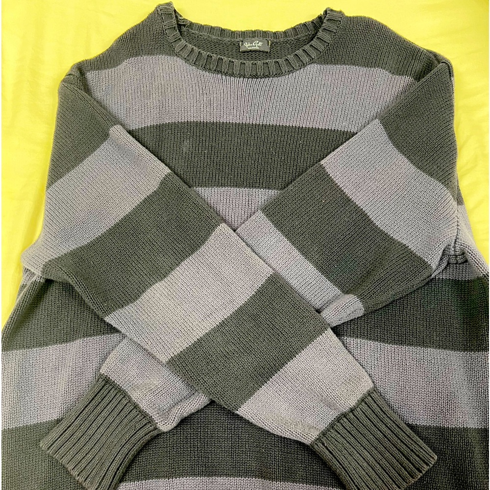 BRANDY MELVILLE/JOHN GALT “BRIANNA COTTON THICK STRIPE SWEATER”
